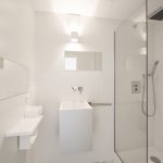 Petit appartement : salle de bain parentale